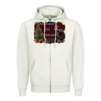 Oatmeal Heather All I want for Christmas is RIP Zipper Hoodie - Bettercallsaul