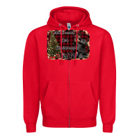 Red All I want for Christmas is RIP Zipper Hoodie - Bettercallsaul