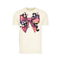 Vintage Arctic coquette bow floral checkered pattern Vintage Tee - JahusDesignShop