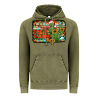 Vintage Olive feliz navidad merry christmas cactus Vintage Hoodie - Jasminsmagicworld