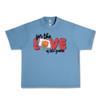 Pebble Blue for the love of the game Urban Heavy Tee - MaliasSmallBusiness
