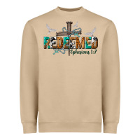 Mushroom redeemed ephesians 1 7 Heavyweight Sweatshirt - NancyCooperArtShop