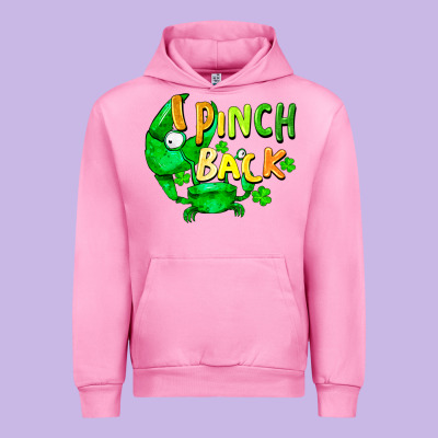 I Pinch Back With Crab St. Patricks Day Urban Hoodie Designed By Fadigitalartstudio
