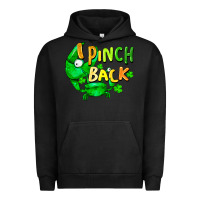 Pigment Black I pinch back with crab st. patricks day Urban Hoodie - FaDigitalArtStudio