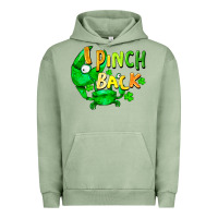 Pigment Oil Green I pinch back with crab st. patricks day Urban Hoodie - FaDigitalArtStudio