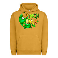 Pigment Peanut Butter I pinch back with crab st. patricks day Urban Hoodie - FaDigitalArtStudio