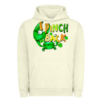 Pigment Pistachio I pinch back with crab st. patricks day Urban Hoodie - FaDigitalArtStudio