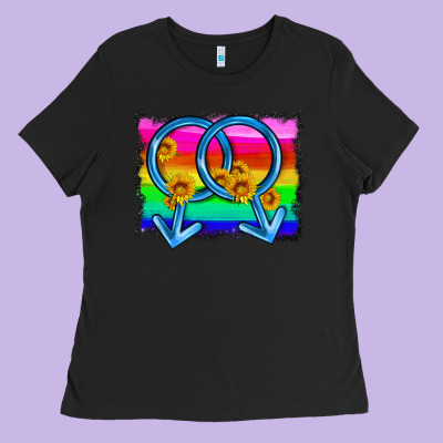 Lgbtq Gender Gay Symbol Ladies Tee Designed By Hra Design Shop
