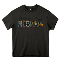 Asphalt blessed meemaw Heavy Core Tee - CowhideDigitalArt