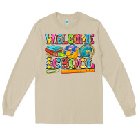 Mushroom welcome school Long Sleeve Tee - NancyCooperArtShop