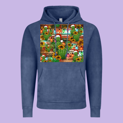 Feliz Navidad Merry Christmas Cactus Tumbler Vintage Hoodie Designed By Jasminsmagicworld
