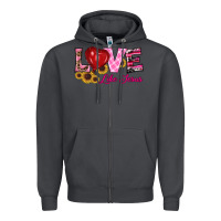 Smoke valentine's day love like jesus Zipper Hoodie - RanaPortraitStore