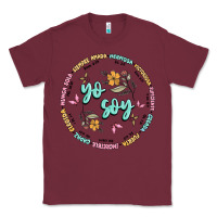 Burgundy yo soy inspiration Classic Tee - MaliasSmallBusiness