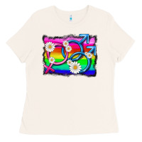 Bone lgbtq gender bisexuality symbol Ladies Tee - HRA Design Shop