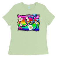 Matcha lgbtq gender bisexuality symbol Ladies Tee - HRA Design Shop