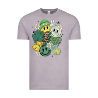 Vintage Zinc st patricks day green smile Vintage Tee - MaliasSmallBusiness