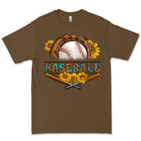 Cacao western baseball with sunflower Premium Tee - BundleAndBundleShop