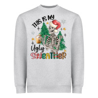 Heather Grey this is my ugly Heavyweight Sweatshirt - MaliasSmallBusiness