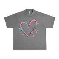 Gigi With Heart And Ribbons Urban Heavy Tee | Teevron