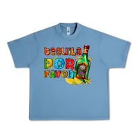 Pebble Blue tequila porfavor Urban Heavy Tee - AdoDesignShop