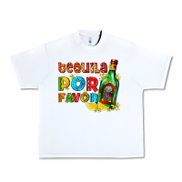 White tequila porfavor Urban Heavy Tee - AdoDesignShop