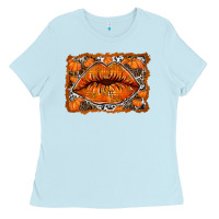 Fall Lips Ladies Tee | Teevron