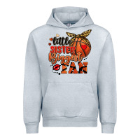 Heather Grey little sister biggest fan basketball Urban Hoodie - FaDigitalArtStudio