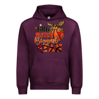 Mauve Wine little sister biggest fan basketball Urban Hoodie - FaDigitalArtStudio