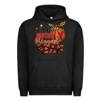 Pigment Black little sister biggest fan basketball Urban Hoodie - FaDigitalArtStudio