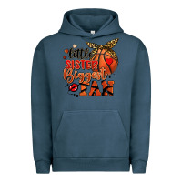 Pigment Midnight Navy little sister biggest fan basketball Urban Hoodie - FaDigitalArtStudio