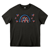 Asphalt american flag rainbow 16oz libbey cup Heavy Core Tee - HRA Design Shop