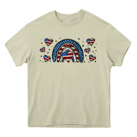 Mossy american flag rainbow 16oz libbey cup Heavy Core Tee - HRA Design Shop