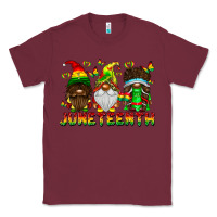 Burgundy June Teenth Gnomes Classic Tee - CowhideDigitalArt