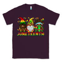 Plum June Teenth Gnomes Classic Tee - CowhideDigitalArt
