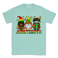 Seafoam June Teenth Gnomes Classic Tee - CowhideDigitalArt