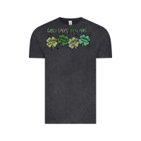Vintage Black god says i am patrick's day Vintage Tee - MaliasSmallBusiness