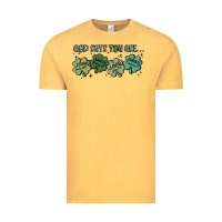 Vintage Mustard god says i am patrick's day Vintage Tee - MaliasSmallBusiness