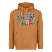 Meerkat Happy Easter with plate letters Easter Day Heavyweight Hoodie - HowdyJamesFarm