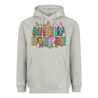 Moon Dust Happy Easter with plate letters Easter Day Heavyweight Hoodie - HowdyJamesFarm