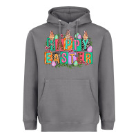 Storm Happy Easter with plate letters Easter Day Heavyweight Hoodie - HowdyJamesFarm