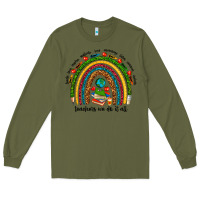 Army Green teachers we do it all rainbow Long Sleeve Tee - NancyCooperArtShop