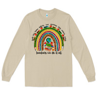 Mushroom teachers we do it all rainbow Long Sleeve Tee - NancyCooperArtShop
