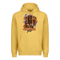 Messy Bun Basketball Girl Premium Hoodie | Teevron