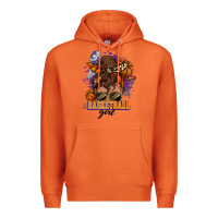 Carrot Messy bun Basketball girl Premium Hoodie - HowdyJamesFarm
