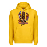 Lemon Messy bun Basketball girl Premium Hoodie - HowdyJamesFarm