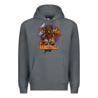 Rock Messy bun Basketball girl Premium Hoodie - HowdyJamesFarm