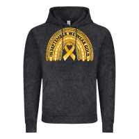 Vintage Black Childhood cancer awareness rainbow Vintage Hoodie - Jasminsmagicworld