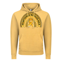 Vintage Mustard Childhood cancer awareness rainbow Vintage Hoodie - Jasminsmagicworld