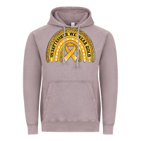 Vintage Zinc Childhood cancer awareness rainbow Vintage Hoodie - Jasminsmagicworld