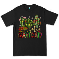 Black cactus feliz navidad Premium Tee - JahusDesignShop